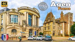  AGEN, Nouvelle Aquitaine, Fall in Love with France Again, Spectacular Walking Tour [4K/60fps]