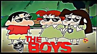 Shin Chan thug life moments in hindi Shin chan Sigma  moments in hindi #shinchan #theboys part 24