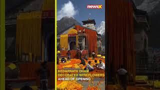 Kedarnath Dham Decorated with Flowers Ahead of Opening on 2nd May, 2025