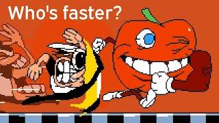 Peppino VS Pepperman RACE! [Pizza Tower CYOP mods Gameplay]