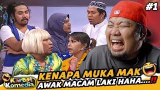 FIRST TIME TENGOK INI  ️ KOMPILASI LAWAK KAROOT KOMEDIA | REACTION