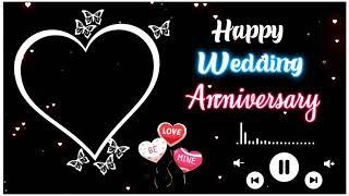 Happy wedding Anniversary | black Screen Tamplate | sk arts | green Screen | anniversary video