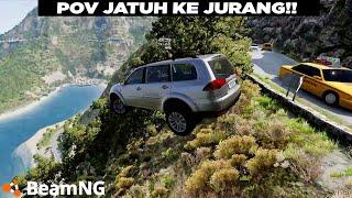 Parah Ga Ya Hancurnya Ni Mobil Kalau Terjun Ke Jurang ??  BeamNG Gameplay