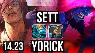 SETT vs YORICK (TOP) | 7/2/8 | KR Master | 14.23