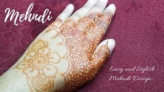 Mehndi Design | easy and stylish mehndi design for beginners