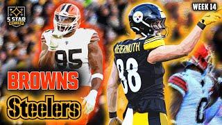 Steelers Streak to 10-3! Browns vs Steelers Week 14 Highlights | 5 Star Matchup