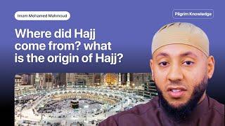 What is the origin of Hajj?