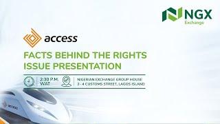 Access Holdings Facts Behind The Rights Issue Presentation