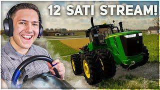 12 SATI STREAM!! *1 MILION IZAZOV* Farming Simulator 22