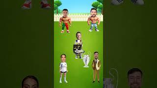 Who Owns Each Object Ronaldo Vs Messi Vs Georgia Vs Mr Beast #cartoon #animation #shorts #usa