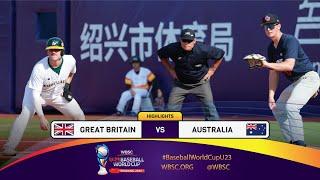 HIGHLIGHTS – Game 21 – Great Britain vs. Australia - WBSC U-23 Baseball World Cup 2024