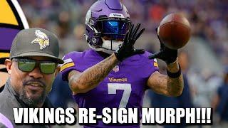 BREAKING: Vikings Re-Sign CB Byron Murphy Jr to a 3-Year, $66M Contract