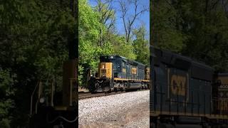 Fast moving CSX EMD locomotives! SD and GPS!