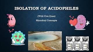 Isolation of Acidophiles with Viva Questions