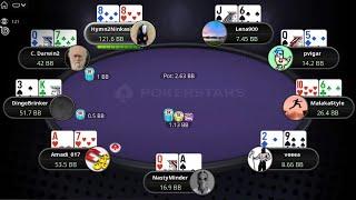 $10K SCOOP 16-H High Roller Lena900 | C. Darwin2 | Amadi_017- Final Table Poker Replays