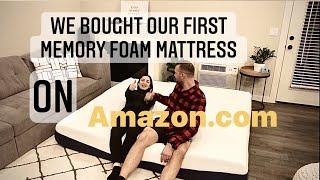 Amazon memory foam king size mattress unboxing & review | Molblly