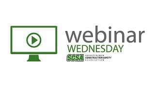 SCSA Webinar Wednesday - Fall Protection Focus Groups & Fall Protection Harnesses 2020 09 02