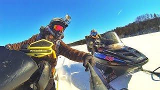 SNOWMOBILE CAMPING !! ( ULTIMATE BOONDOCKING )