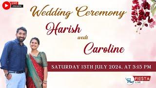 WEDDING CEREMONY OF HARISH WITH CAROLINE