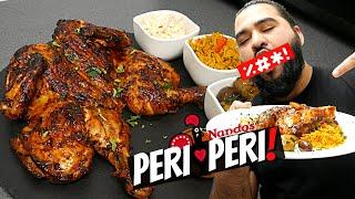 Peri Peri Chicken with Spicy Rice, Olives and Coleslaw | Halal Chef's Original Peri Peri Chicken