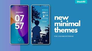 New Minimal themes for Xiaomi HyperOS | Best HyperOS Themes