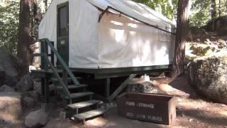 Tour of a tent cabin at Curry Village