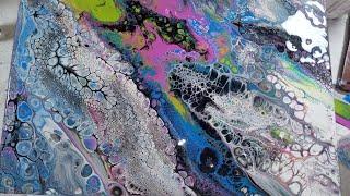 Acrylic Pouring Flip Cup - Fluid Art - WOW - AF Nr. 18: Pure Cells