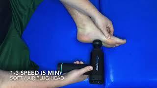 How To Treat Plantar Fasciitis with AchedAway Percussion Gun.