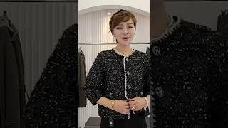 가을 날씨에 입기 딱 좋다️글리터 프린지 자켓️ #shorts