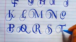 How to write Creative Lettering Alphabets AtoZ | R.U.A Sign Writing