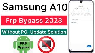 Samsung A10  Frp Bypass 2023, Without PC | SM-A105F/SM-A105M/SM-A105G Frp Bypass / Google Account