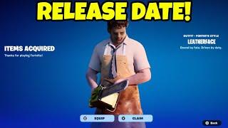 LEATHERFACE RELEASE DATE in Fortnite ITEM SHOP!