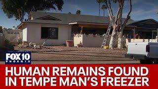 Human remains found in freezer in Tempe