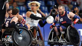 Team USA runs out of gas, sloppy second half hands Japan wheelchair rugby gold in Paris | NBC Sports