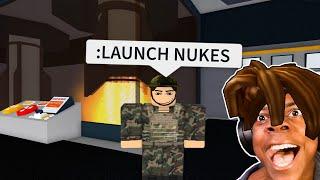 ROBLOX Military Tycoon Funny Moments (NUKE SERVER)
