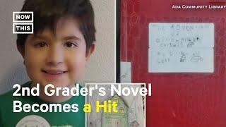 Boy Sneaks Handwritten Novel Onto Library Shelf #Shorts