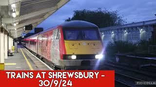 Trains at Shrewsbury - 30/9/24