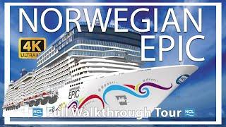 Norwegian Epic | Full Walkthrough Ship Tour | Port Canaveral "Orlando" | 4K Insider Look | Amazing