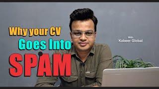 Why your CV goes into the SPAM | Don't send CV like this