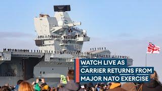 In full: HMS Prince of Wales returns home from major Nato exercise