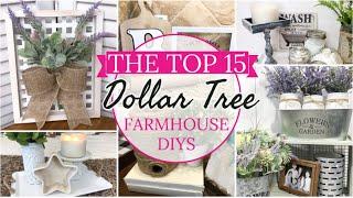 15 ULTIMATE BEST FARMHOUSE DOLLAR TREE DIY IDEAS