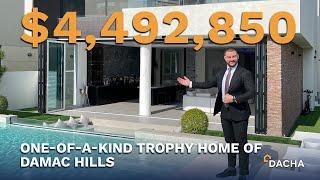 TOUR INSIDE A LUXURY 4 BED CUSTOM VILLA IN DAMAC HILLS | MUST SEE!