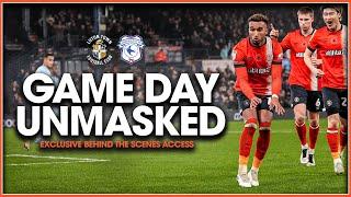 Three points under the lights!  | GAME DAY UNMASKED | Luton 1-0 Cardiff