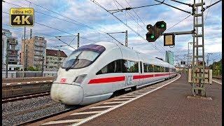 Frankfurt (Main) Süd - 30 minutes 4K [Ultra HD] video of ICE, IC, RB, freight and S-Bahn trains