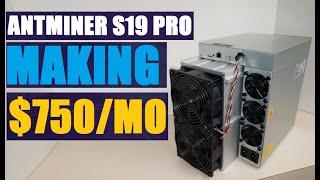 Bitmain Antminer S19 Pro 110T Profitability reviews  one of the best Bitcoin miners #Antminers19pro