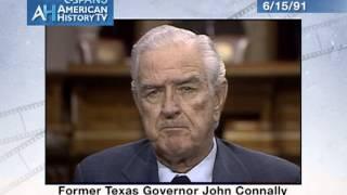 John Connally on JFK Assassination (1991 C-SPAN interview)