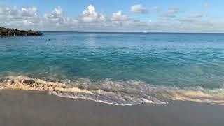 [LIVE] RELAXING MORNING WALK at Mullet Bay Beach | ST. MAARTEN  | CARACOLABELLA