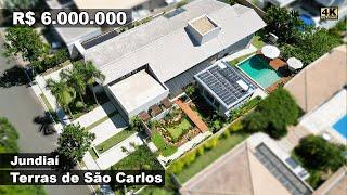 Casa de ALTO PADRÃO à venda em JUNDIAÍ no TERRAS DE SÃO CARLOS | R$ 6.000.000 | Top Homes Imóveis