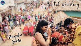 SANTAL BAPLA || PURENDAR & SARITA || WEDDING CEREMONY || PART - 1