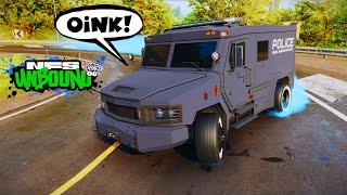 Drifting a SWAT TRUCK in Need for Speed Unbound